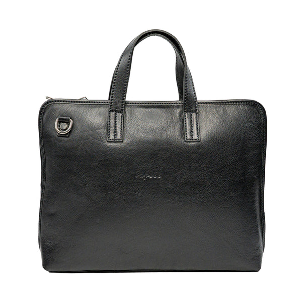 Jetzt Entdecken: Filigrane Aktentasche Pietro aus pflanzlich gegerbtem Leder - Handgefertigt in Italien