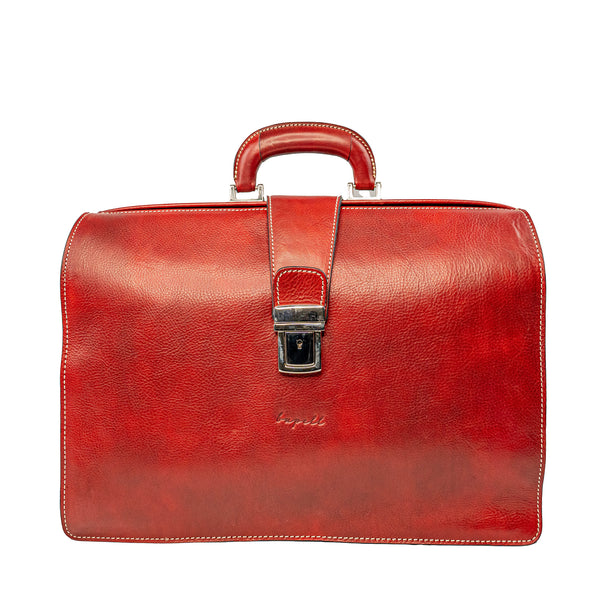 Jetzt Entdecken: Aktentasche Salvatore aus pflanzlich gegerbtem Leder - Handgefertigt in Italien