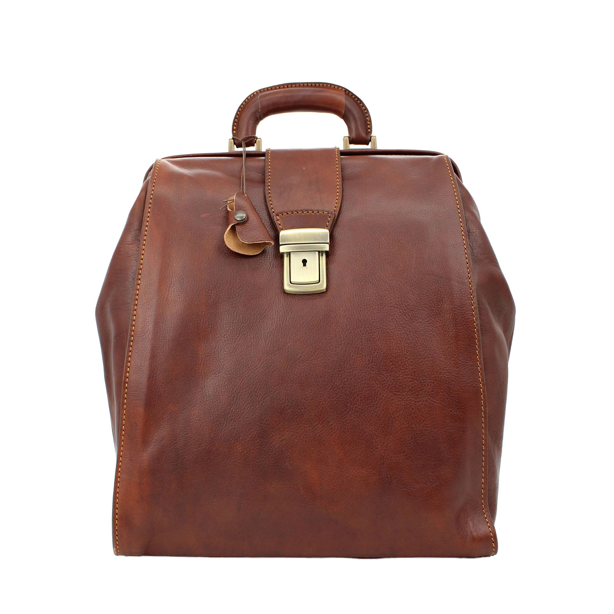 Doctor's Bag & Backpack Carmine | Leather Made in Italy