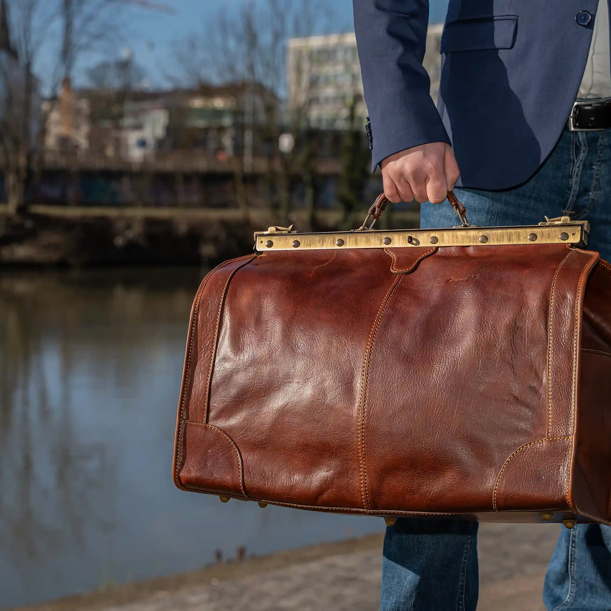 bupell Arzt Hebammentasche aus Leder Jetzt kaufen!