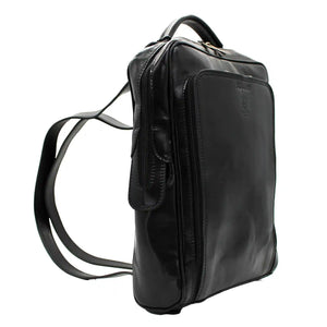 bupell Rucksack Priscilla aus zertifiziertem pflanzlich gegerbten Leder - Handgemacht in Italien