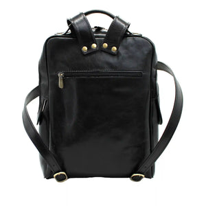 bupell Rucksack Priscilla aus zertifiziertem pflanzlich gegerbten Leder - Handgemacht in Italien