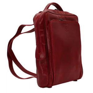 bupell Rucksack Priscilla aus zertifiziertem pflanzlich gegerbten Leder - Handgemacht in Italien