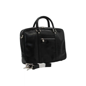 bupell Aktentasche Flavio aus zertifiziertem pflanzlich gegerbten Leder - Handgemacht in Italien