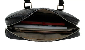 bupell Aktentasche Flavio aus zertifiziertem pflanzlich gegerbten Leder - Handgemacht in Italien