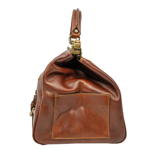 bupell Arzttasche/Hebammentasche Michele aus zertifiziertem pflanzlich gegerbten Leder - Handgemacht in Italien