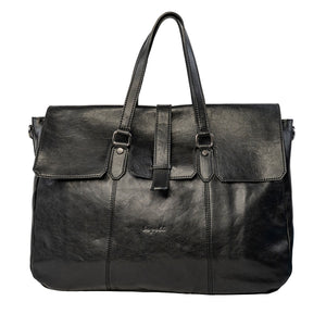 Jetzt Entdecken: Aktentasche/Handtasche Estella aus pflanzlich gegerbtem Leder - Handgefertigt in Italien