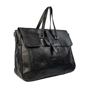 bupell Aktentasche/Handtasche Estella aus zertifiziertem pflanzlich gegerbten Leder - Handgemacht in Italien