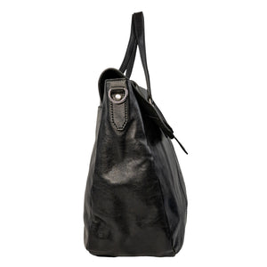 bupell Aktentasche/Handtasche Estella aus zertifiziertem pflanzlich gegerbten Leder - Handgemacht in Italien