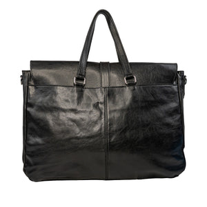 bupell Aktentasche/Handtasche Estella aus zertifiziertem pflanzlich gegerbten Leder - Handgemacht in Italien