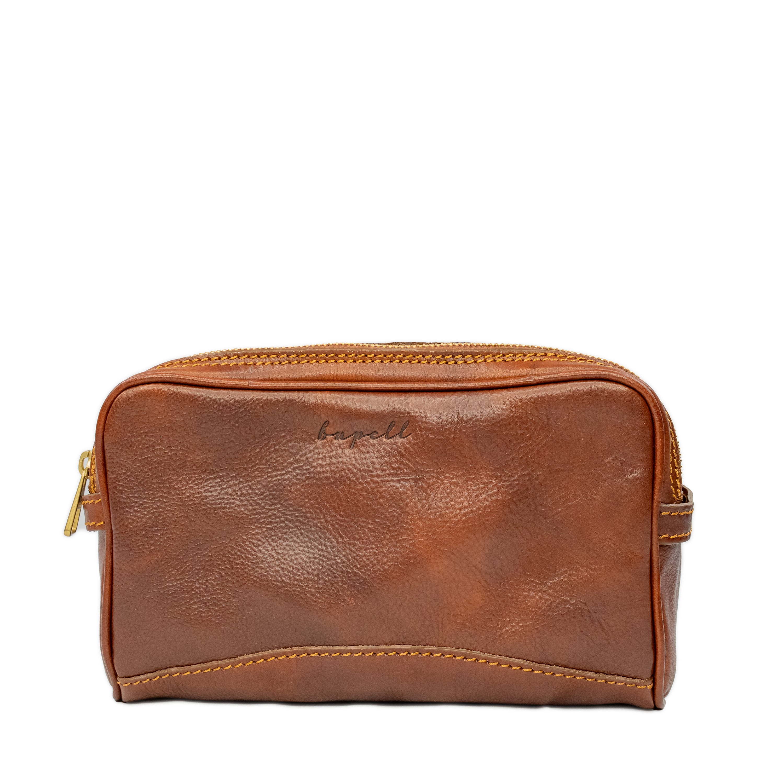 bupell Kara toiletry bag made of vegetable-tanned leather