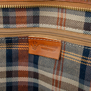 bupell Filigrane Aktentasche Pietro aus zertifiziertem pflanzlich gegerbten Leder - Handgemacht in Italien