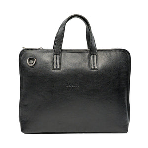 Jetzt Entdecken: Filigrane Aktentasche Pietro aus pflanzlich gegerbtem Leder - Handgefertigt in Italien