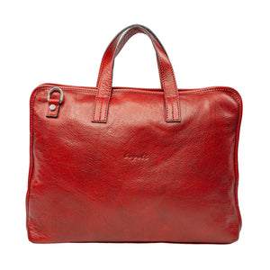 Jetzt Entdecken: Filigrane Aktentasche Pietro aus pflanzlich gegerbtem Leder - Handgefertigt in Italien