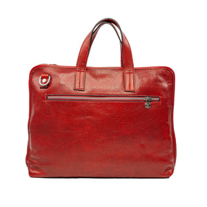 bupell Filigrane Aktentasche Pietro aus zertifiziertem pflanzlich gegerbten Leder - Handgemacht in Italien