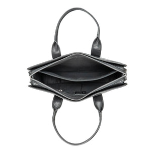 bupell Aktentasche mit Laptopfach Alessio aus zertifiziertem pflanzlich gegerbten Leder - Handgemacht in Italien