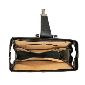 bupell Aktentasche Salvatore aus zertifiziertem pflanzlich gegerbten Leder - Handgemacht in Italien