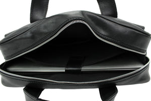 bupell Aktentasche/Laptoptasche Clemente aus zertifiziertem pflanzlich gegerbten Leder - Handgemacht in Italien