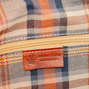 bupell Aktentasche/messenger Paolo aus zertifiziertem pflanzlich gegerbten Leder - Handgemacht in Italien