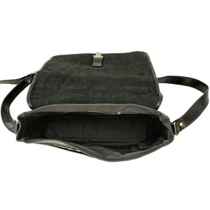 bupell Aktentasche/messenger Paolo aus zertifiziertem pflanzlich gegerbten Leder - Handgemacht in Italien