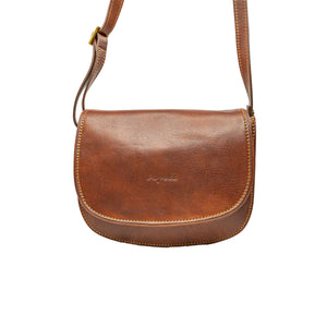 Jetzt Entdecken: Crossbody/Schultertasche Chiara aus pflanzlich gegerbtem Leder - Handgefertigt in Italien