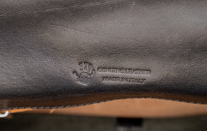 bupell Crossbody/Schultertasche Cinzia aus zertifiziertem pflanzlich gegerbten Leder - Handgemacht in Italien