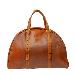 Jetzt Entdecken: Schultertasche, Henkeltasche Valesca aus pflanzlich gegerbtem Leder - Handgefertigt in Italien