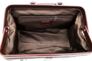 bupell Arzttasche Maso aus zertifiziertem pflanzlich gegerbten Leder - Handgemacht in Italien