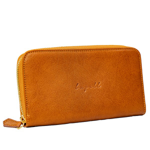 bupell Portemonnaie Camilla aus zertifiziertem pflanzlich gegerbten Leder - Handgemacht in Italien