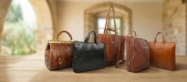 bupell Taschen aus pflanzlich gegerbtem Leder - 100% Made in Italy