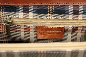 bupell Arzttasche Davide aus zertifiziertem pflanzlich gegerbten Leder - Handgemacht in Italien