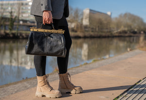 bupell Arzttasche Davide aus zertifiziertem pflanzlich gegerbten Leder - Handgemacht in Italien