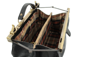 bupell Arzttasche Davide aus zertifiziertem pflanzlich gegerbten Leder - Handgemacht in Italien