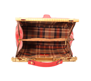 bupell Arzttasche Davide aus zertifiziertem pflanzlich gegerbten Leder - Handgemacht in Italien