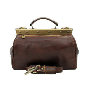 bupell Arzttasche Davide aus zertifiziertem pflanzlich gegerbten Leder - Handgemacht in Italien