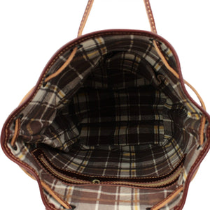 bupell Rucksack Violetta Piccolo aus pflanzlich gegerbten Leder - Handgemacht in Italien