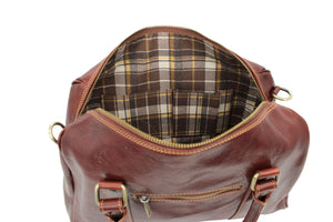 bupell Henkeltasche Gabriella aus pflanzlich gegerbten Leder - Handgemacht in Italien