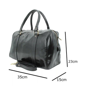 bupell Henkeltasche Gabriella aus pflanzlich gegerbten Leder - Handgemacht in Italien