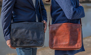 bupell Messenger Eugenio Piccolo aus pflanzlich gegerbten Leder - Handgemacht in Italien