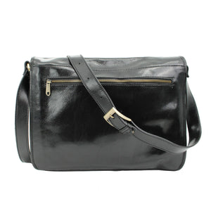 bupell Messenger Eugenio Piccolo aus pflanzlich gegerbten Leder - Handgemacht in Italien