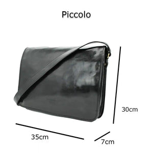 bupell Messenger Eugenio Piccolo aus pflanzlich gegerbten Leder - Handgemacht in Italien