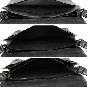 bupell Messenger Eugenio Grande aus pflanzlich gegerbten Leder - Handgemacht in Italien