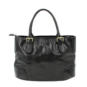 bupell Shopper/Schultertasche Mira aus pflanzlich gegerbten Leder - Handgemacht in Italien