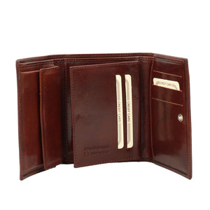 bupell Geldbörse Vera aus pflanzlich gegerbten Leder - Handgemacht in Italien