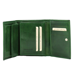 bupell Geldbörse Vera aus pflanzlich gegerbten Leder - Handgemacht in Italien