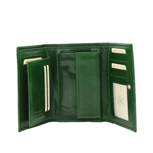 bupell Geldbörse Serena aus pflanzlich gegerbten Leder - Handgemacht in Italien