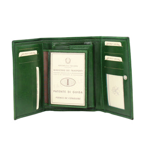 bupell Geldbörse Serena aus pflanzlich gegerbten Leder - Handgemacht in Italien