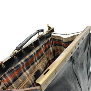 bupell Arzttasche/Reisetasche Riziero aus zertifiziertem pflanzlich gegerbten Leder - Handgemacht in Italien