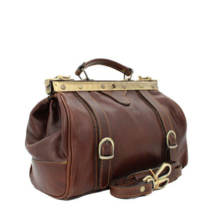 bupell Arzttasche Vico aus zertifiziertem pflanzlich gegerbten Leder - Handgemacht in Italien