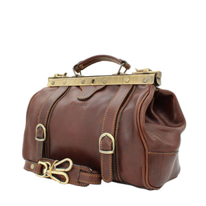 bupell Arzttasche Vico aus zertifiziertem pflanzlich gegerbten Leder - Handgemacht in Italien